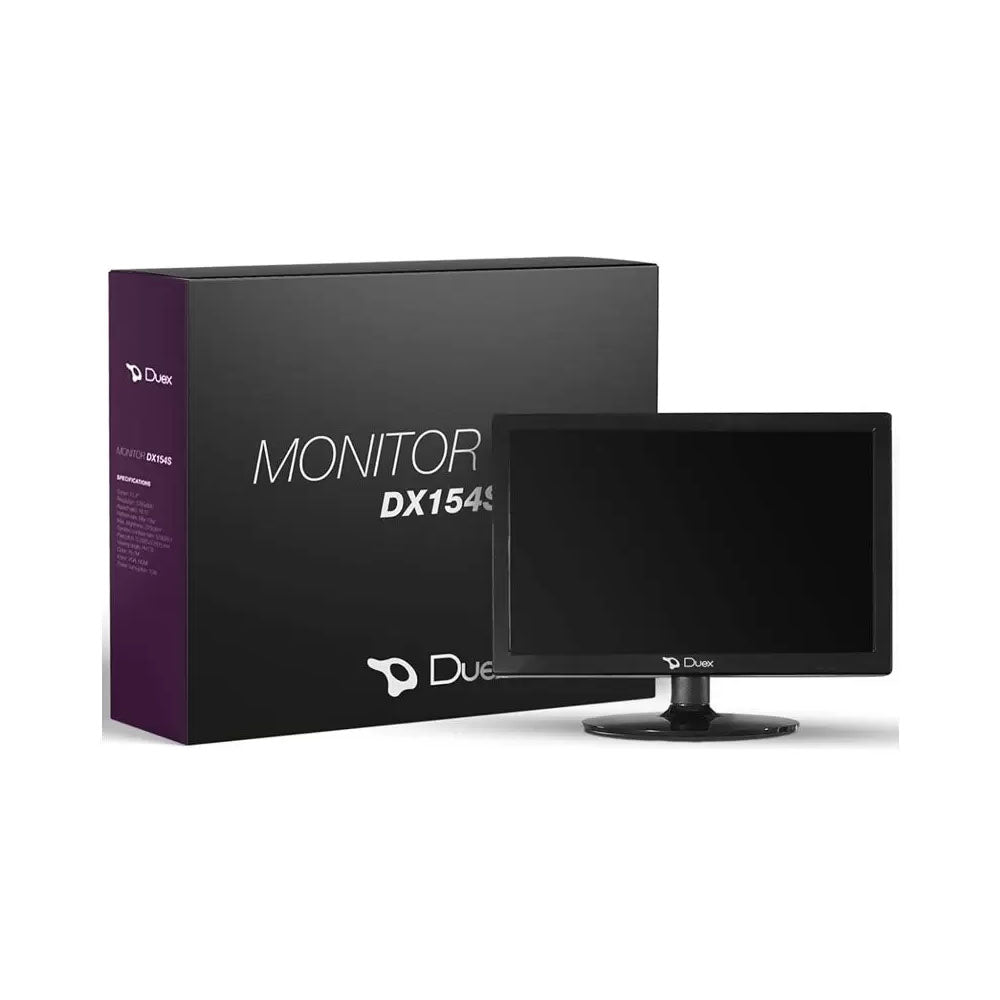 Monitor Led 15.4 Pols Duex HDMI Vga 1280x800 - DX154S