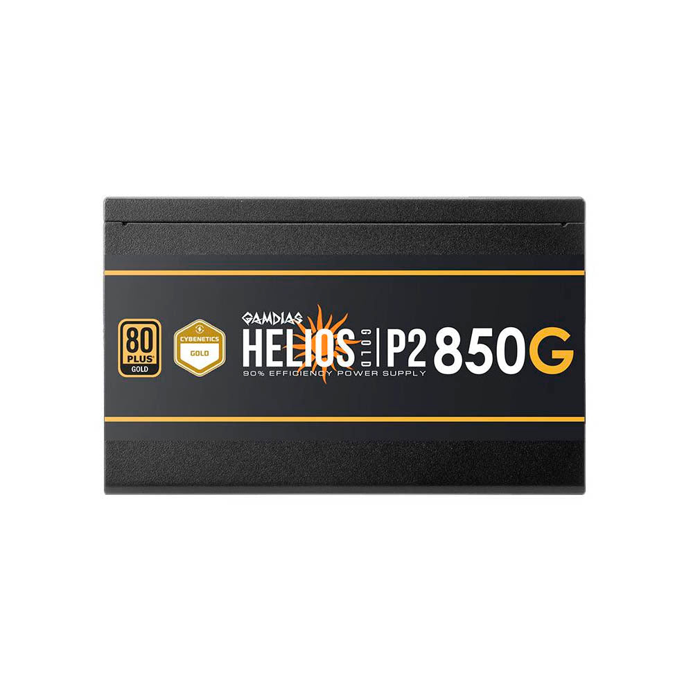 Fonte Real Atx 850w Gamdias Helios 80 Plus Gold PFC Ativo Pcie 5.0 Atx 3.0 - HELIOS P2-850G