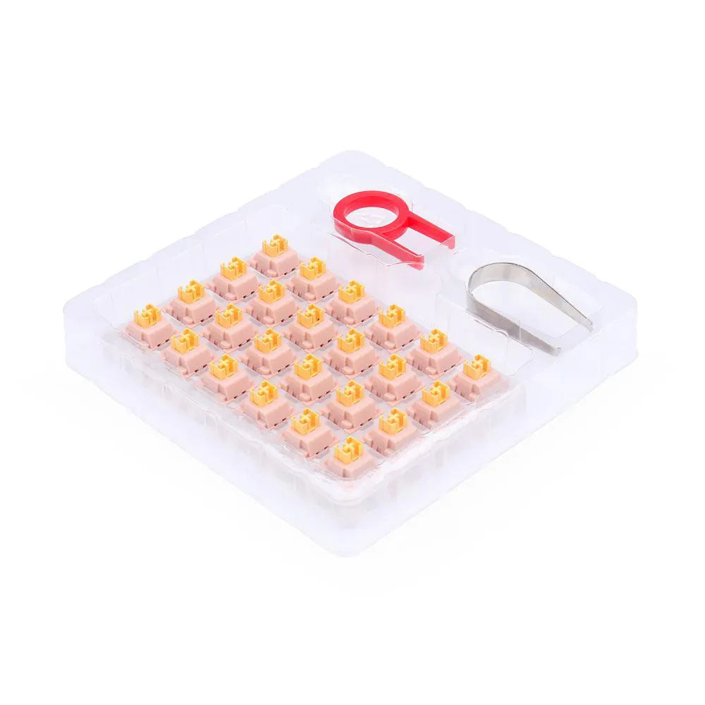 Kit Com 24 Switches Para Teclado Mecanico Redragon Linear Bullet QL - A113QL