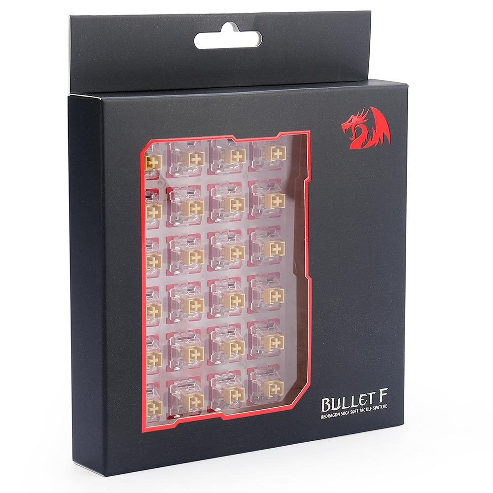 Kit Com 24 Switches Para Teclado Mecanico Redragon Bullet F - A113F