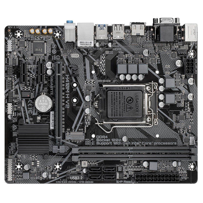 Placa Mae Gigabyte H410M H V2 Ultra Durable Lga 1200 Ddr4 2933mhz Hdmi M.2 Usb 3.2 (9a e 10a Geração) Truedata