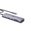 Adaptador Ugreen Revodok Usb-C 7 em 1 - Hdmi RJ45 Pd 2x Usb 3.0 Leitor Cartão - CM512 - 60515