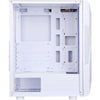Gabinete Gamer Fortrek Mid Tower Holt Rgb Com lateral em Acrilico Branco - 80524