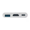 Adaptador Hub Tipo C Para Usb 3.0 + Hdmi + Usb Tipo C It Blue - LE-5573