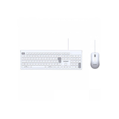 Kit Teclado E Mouse Usb PCYes Soft Branco - PCOSF2W