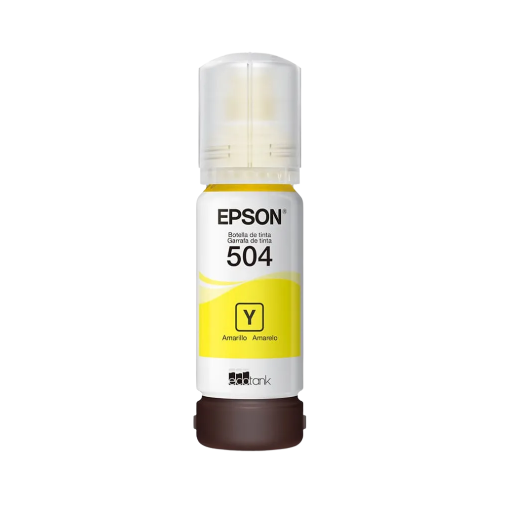 Refil De Tinta Epson T504422-BR - Amarelo - P/ L4150 L4160 L6171 L6161 L6191