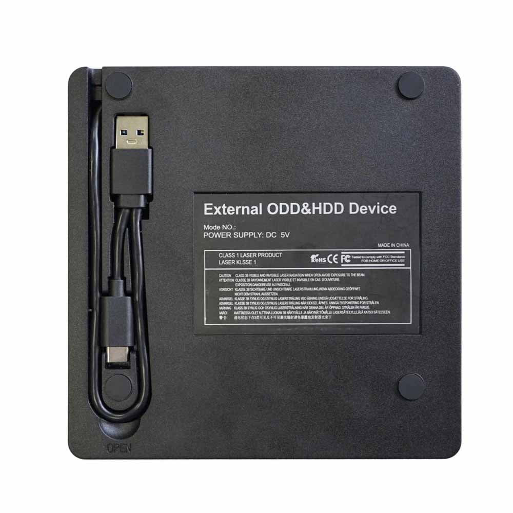 Leitor e Gravador de Cd / Dvd Externo USB 3.0 / USB Tipo C Knup - KP-LE303