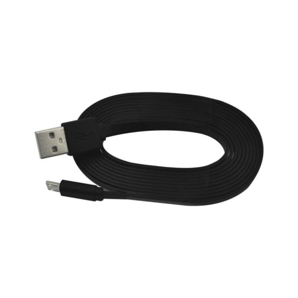 Cabo de Dados Fortrek P/ Micro Usb Flat 1.8mts FK 433C Preto - 60270