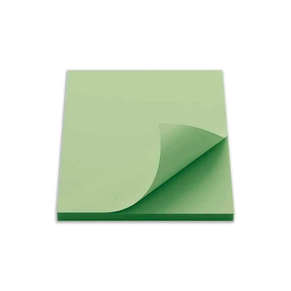 Bloco Adesivo 75x75mm Verde 100 Folhas Keep - EI020