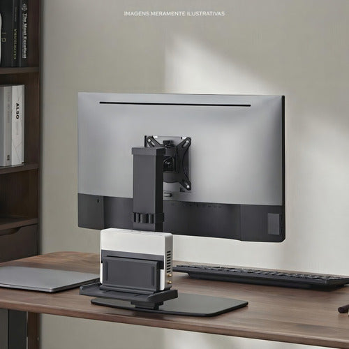 Suporte de Mesa Fixo para Monitor 17" a 32" Vertical PCYes - SMD-100