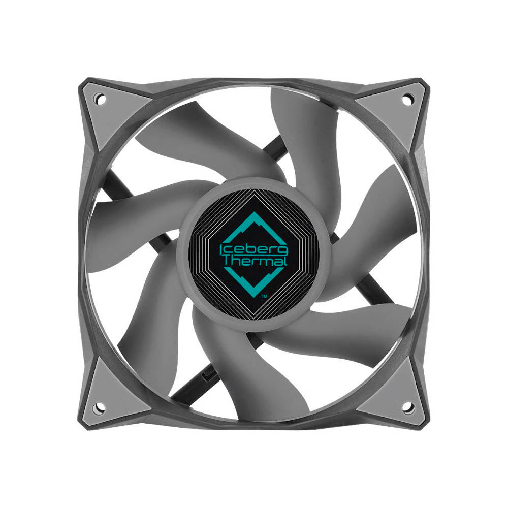 Kit c/ 3 Cooler Fan para Gabinete Iceberg Thermal IceGale Xtra 120mm Preto e Cinza
