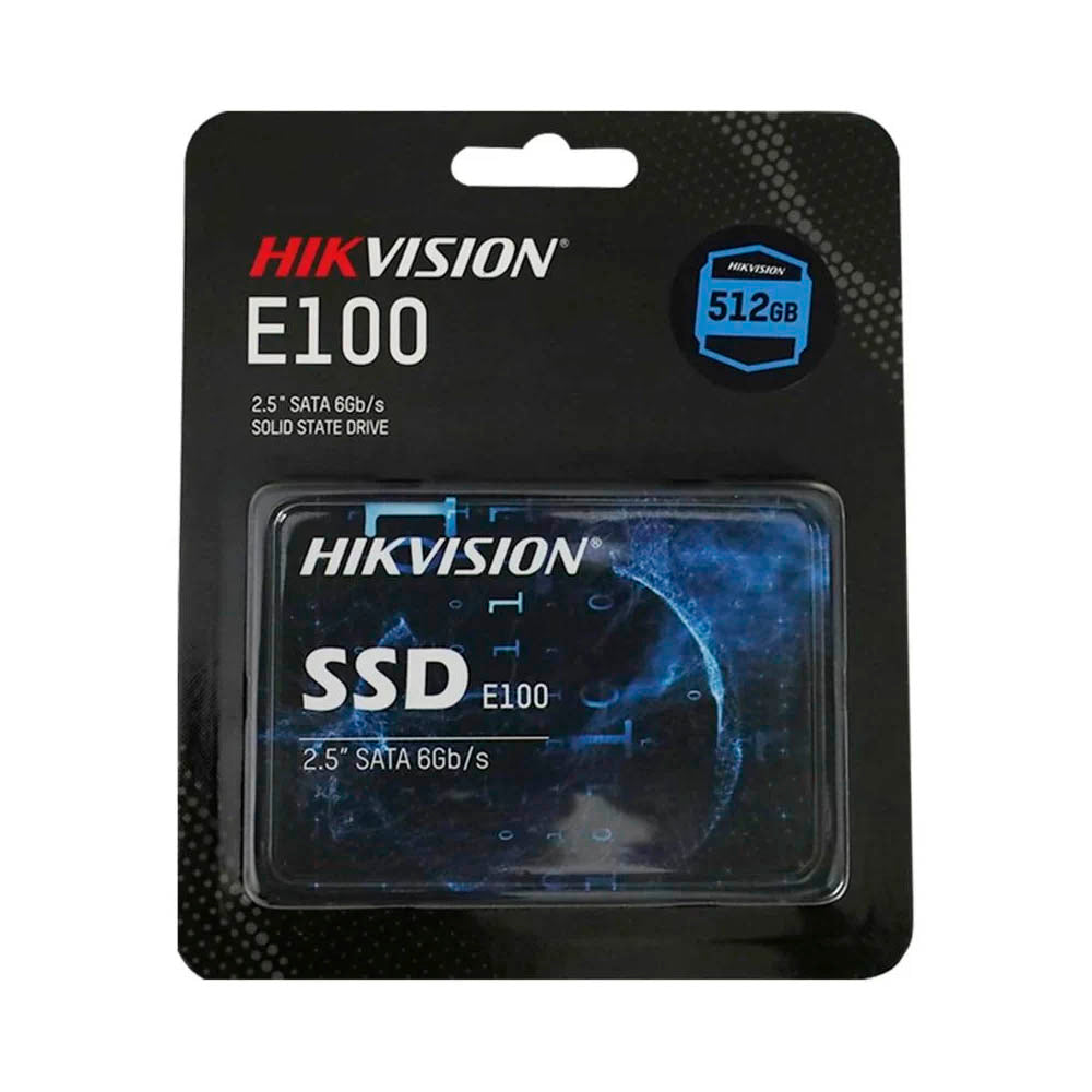 Ssd 512gb (480Gb) Hikvision E100 2.5" Sata 6Gb/s - HKM512S21A
