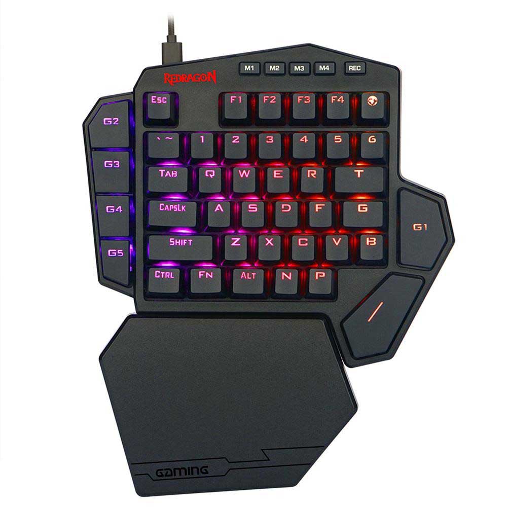 Mini Teclado Gamer Mecanico Redragon Ida Diti RGB Preto - K585RGB