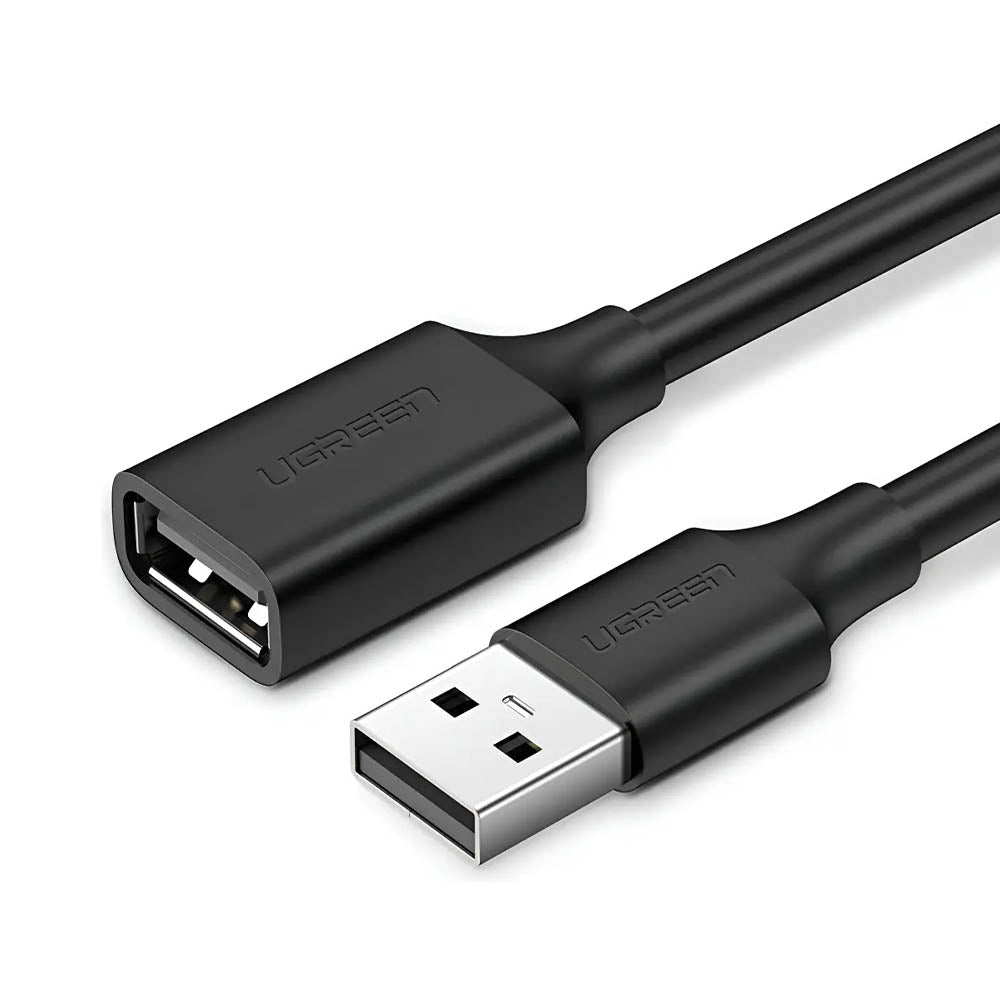 Cabo Extensor Usb 2.0 Macho / Femea Ugreen 2Mts Preto - US103