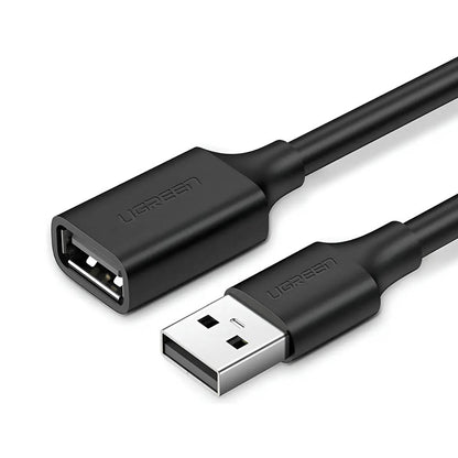 Cabo Extensor Usb 2.0 Macho / Femea Ugreen 2Mts Preto - US103