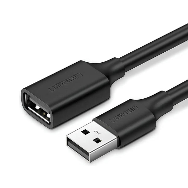 Cabo Extensor Usb 2.0 Macho / Femea Ugreen 2Mts Preto - US103