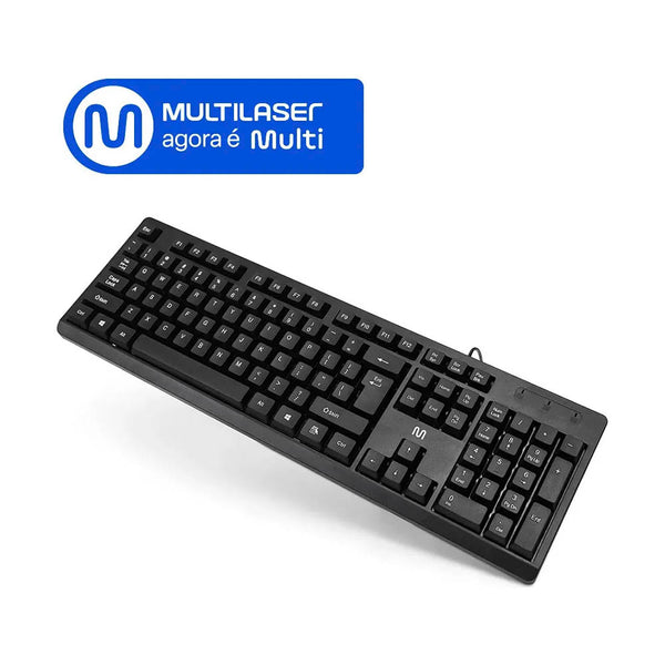 Teclado Usb Multi TF600 Abnt Preto - TC600