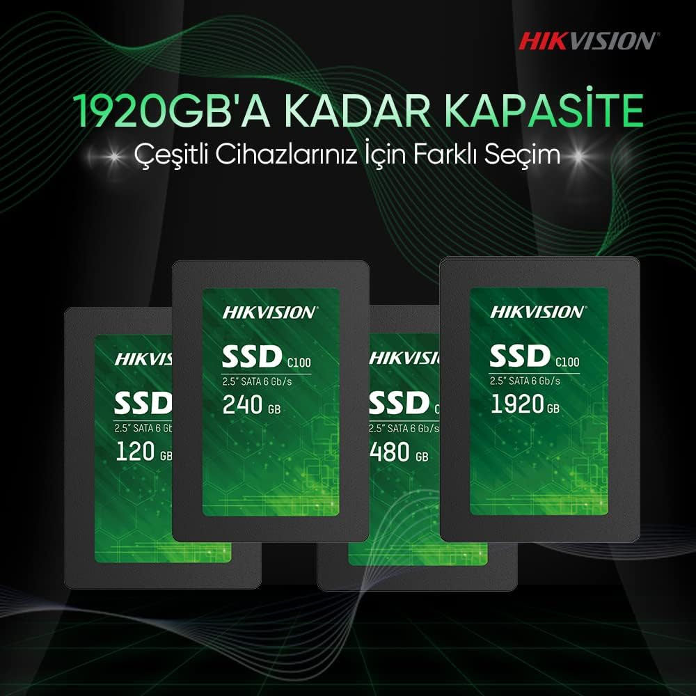 Ssd 1920gb Hikvision C100 2.5" Sata 3Gb/s - HS-SSD-C100/1920G