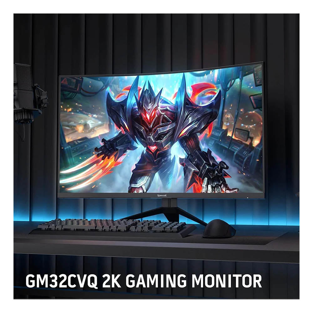Monitor Gamer Curvo Led 31.5 Pols Redragon Hrothgar 2560x1440p HDMI Displayport 180Hz 1ms - GMQ3225RVC
