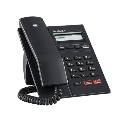 Telefone Voip Ip Intelbras Tip 125i Preto Display Viva Voz Hd - 4201251