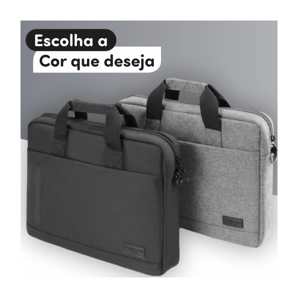 Maleta para Notebook 14 15 15.6 16 17 " HWJ Cinza