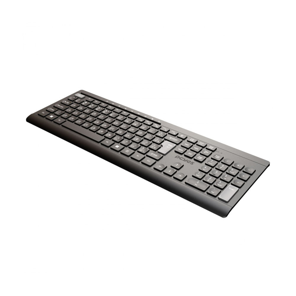 Teclado Sem Fio PCYes Soft Preto / Cinza - PTOSFWAB