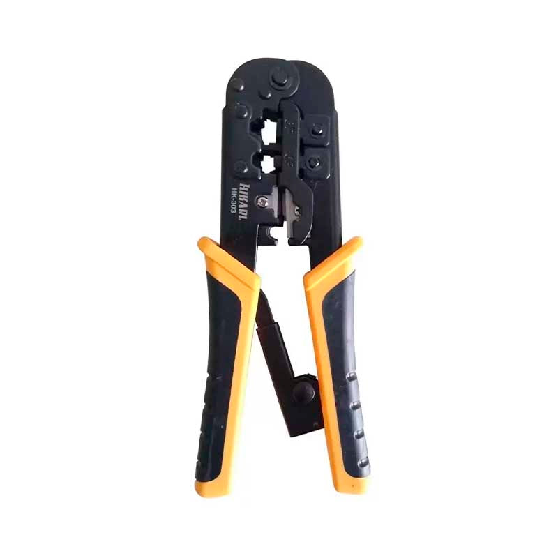 Alicate De Crimpagem Rapida C/ Catraca RJ45/RJ11/RJ12 Hikari - HK-303