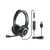 Headset Multilaser HF600 40mm Preto P3 C/ Adaptador USB - PH427