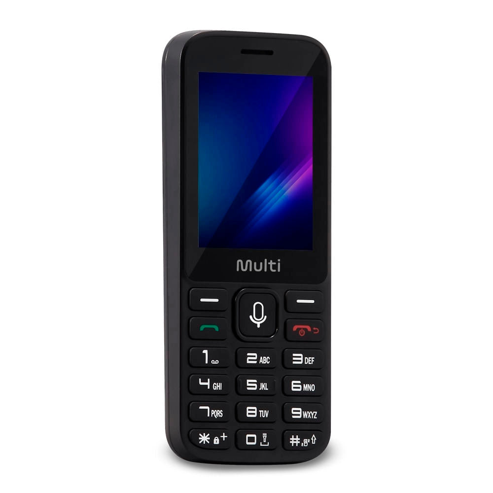 Telefone Celular Multilaser Zapp II 2.4 Pols 512mb Preto - P9161