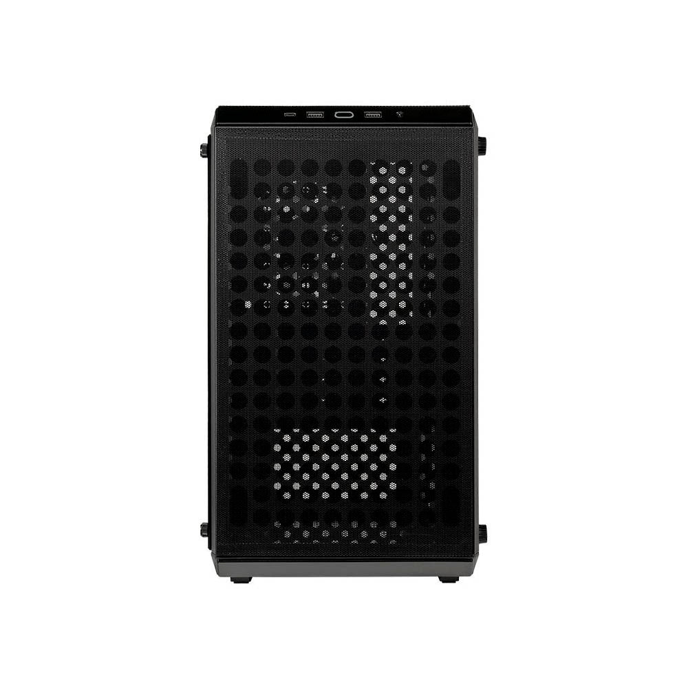 Gabinete Gamer Cooler Master Masterbox Q300L V2 Preto Com Lateral em Vidro Temperado - MCB-Q300LV2-KGNN-S00