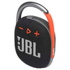 Caixa de Som Portátil Bluetooth JBL Clip 4 5W Preta e Laranja - JBLCLIP4BLKO