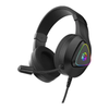 Headset Gamer PCYes Deffy Black Vulcan Usb Rgb C/ Mic Omnidirecional Preto - HGDF50BV