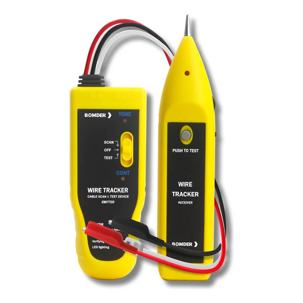 Localizador Rastreador Detector de Linha e Cabos Rj11 Rj45 Bomvink - BOM-6405