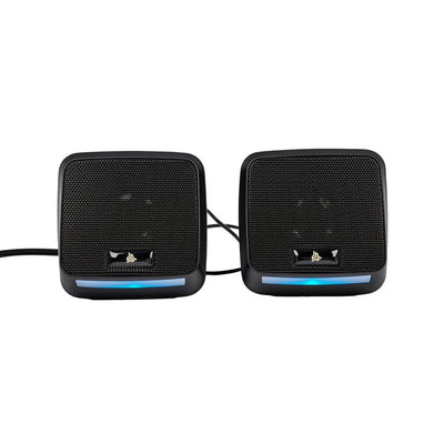 Caixa De Som  10W Iluminação Led Knup Horus P2 Usb - RO858