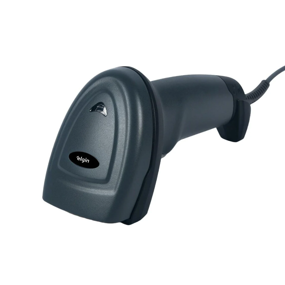 Leitor De Código De Barras Elgin 1D e 2D C/ Suporte - BR-520