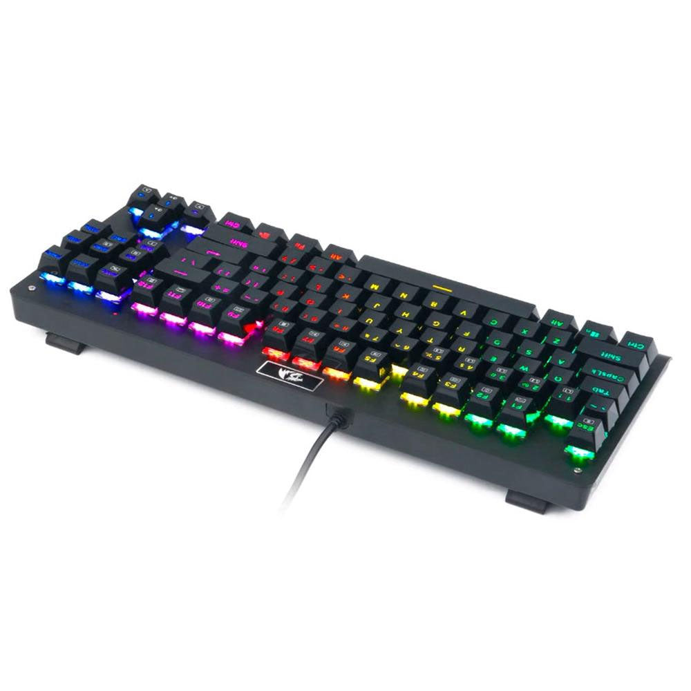 Teclado Gamer Mecânico Redragon Dark Avenger RGB Preto - K568RGB-2 - Switch Outemu Brown