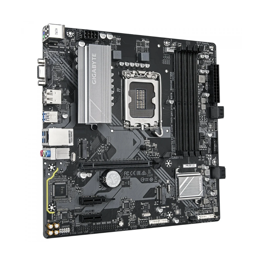 Placa Mae Gigabyte B760M  D3HP 1.0 Intel Lga 1700 Ddr5 Hdmi M.2 DP Usb-C (12a e 13a Geração) -  9MB76M3HP-00-G10