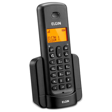 Telefone Sem Fio Elgin Tsf 8003 + 2 Ramais - Dect6.0 Teclado Iluminado, Identificador