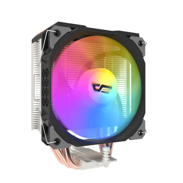 Cooler Para Processador Intel/AMD LGA 1700 / 1200 / 115X / AM4 / AM5 Darkflash U400 Gamer ARGB 120mm - U400 Preto