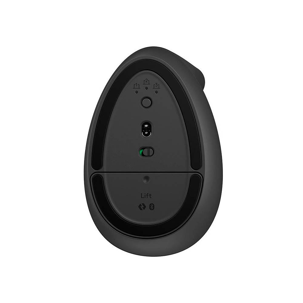 Mouse Ergonomico Sem Fio Logitech Lift Vertical Usb Preto Wireless / Bluetooth - 910-006466