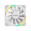 Cooler Fan para Gabinete PCYes Sangue Frio 3 Led ARGB 120mm 03 Pinos Branco - ARGBSF3WGBR