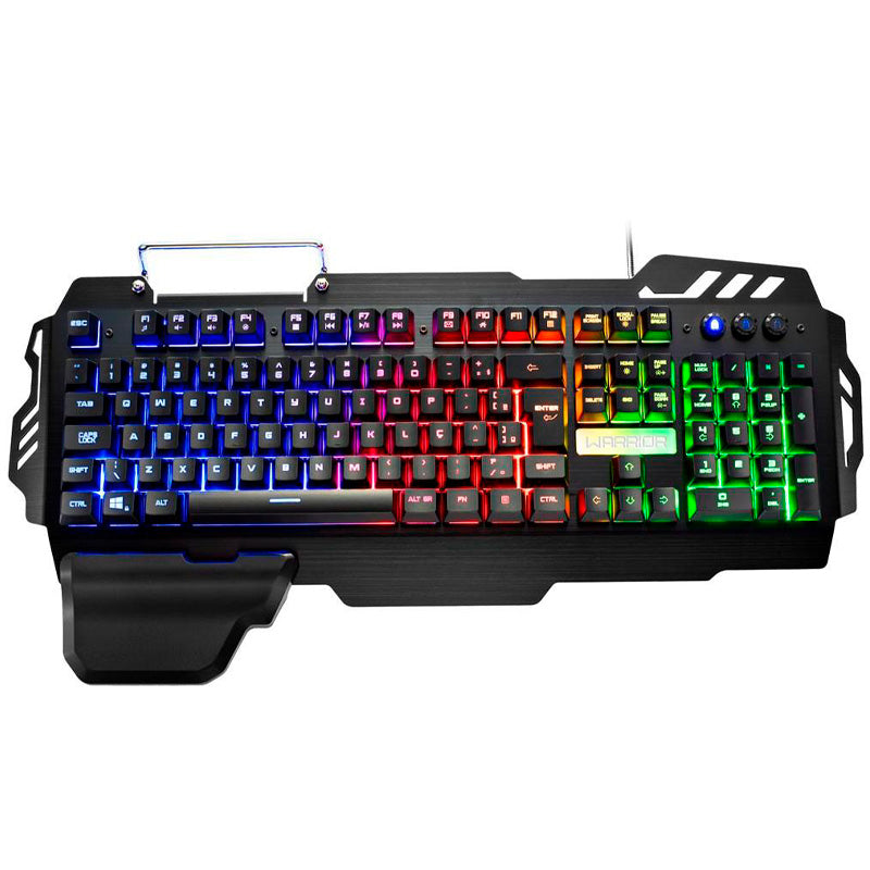 Teclado Gamer Warrior Zuberi Semi Mecânico Tc210