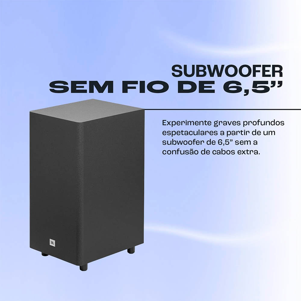 Caixa De Som Soundbar JBL Cinema SB595 220W Bluetooth Sub Wireless - 28914048