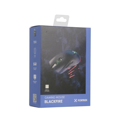 Mouse Gamer Usb Fortrek Blackfire Rgb 7200 Dpi Preto - 75683