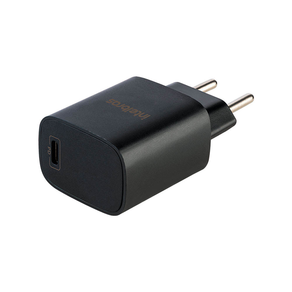 Carregador De Parede com 1 Saída Usb Tipo C PD 20W Intelbras EC10 Preto - 4820104