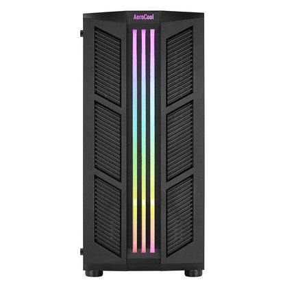 Gabinete Gamer Aerocool Mid Tower Rgb Prime Com lateral em Vidro Temperado - 72999 Truedata