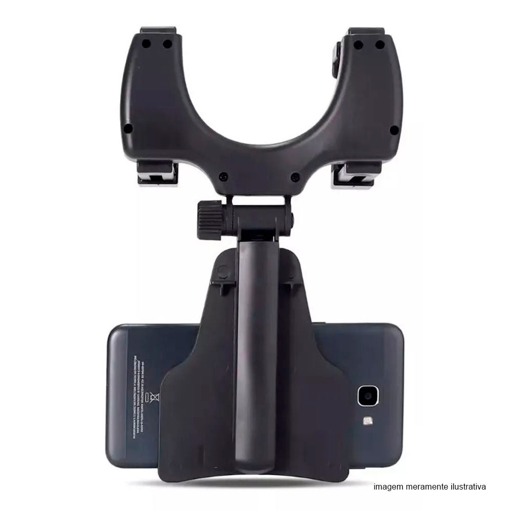 Suporte Veicular p/ Smartphone Knup p/ Espelho Retrovisor - KP-SP221