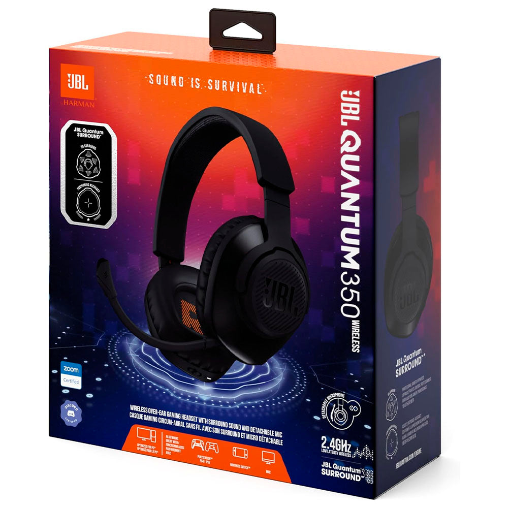 Headset Gamer Jbl Quantum 350 Wireless Preto C/ RGB