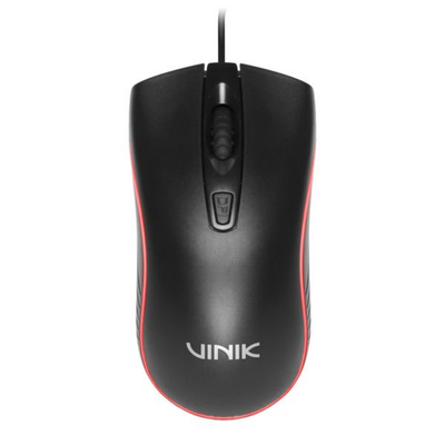 Mouse Gamer Usb Vinik Rickie 1500Dpi Rgb 1.5m Preto - MGRKRGB