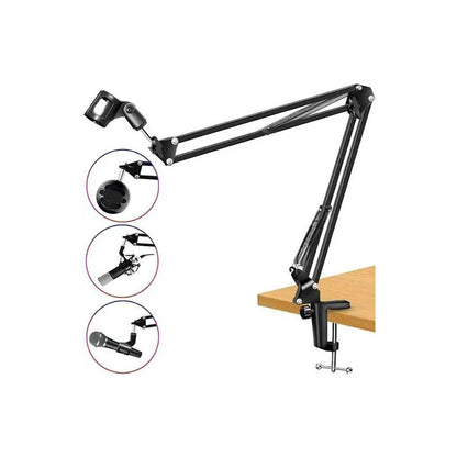 Suporte de Mesa Articulado para Microfone, Smartphone e Tablets Tomate - MTG-126